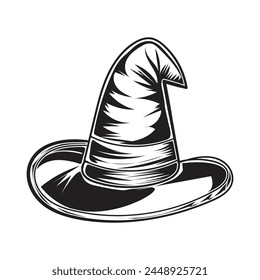 Diseño de Halloween con gorra de bruja 