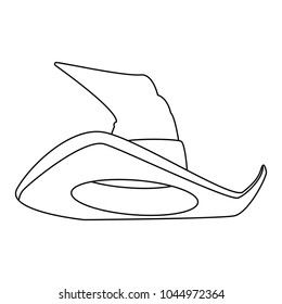 Witch hat cartoon
