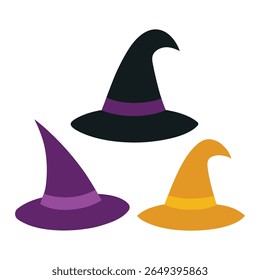 Witch Hat Collection with Pointed and Wide Brims