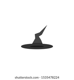 Witch hat color icon. Simple colored vector of halloween icons for ui and ux, website or mobile application