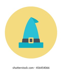 Witch Hat Colored Vector Icon