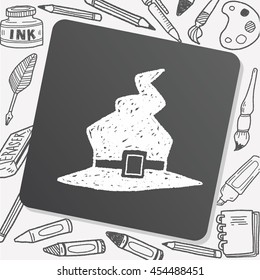 witch hat doodle