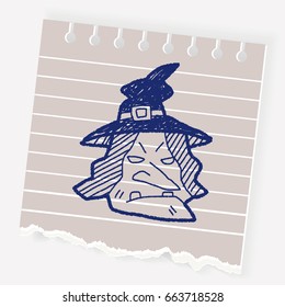 witch hat doodle
