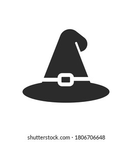 witch hat Flat solid Halloween Icon