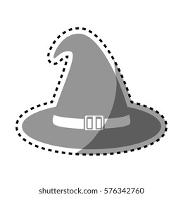 witch hat halloween card