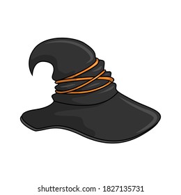 Witch Hat Halloween Cartoon Vector
