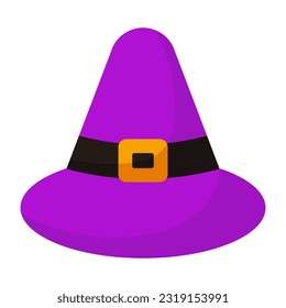 Hexe Hut halloween Symbol. Vektorgrafik.