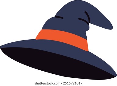 Witch Hat Halloween Illustration Clipart