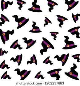witch hat halloween pattern