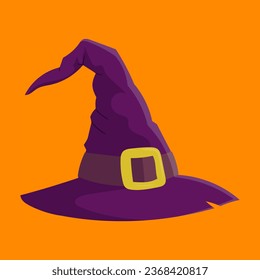 witch hat halloween vector illustration