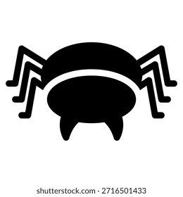 Icono de sombrero de bruja en estilo glifo
Icono de araña en estilo glifo
