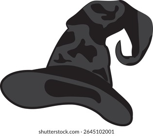 witch hat icon, Halloween witch hat.