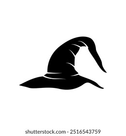 Witch hat icon isolated on white background. Witch hat vector icon