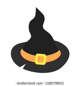 Witch hat icon. Isometric of witch hat vector icon for web design isolated on white background