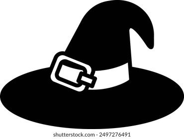 A Witch hat icon in line style