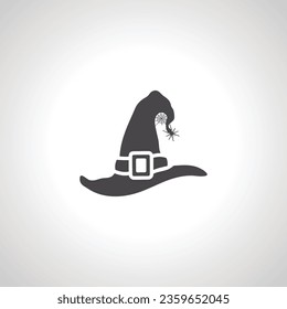 witch hat icon. masquerade hat icon