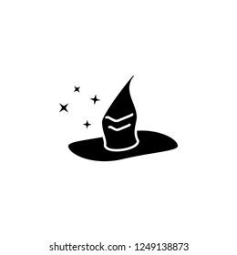 Witch hat icon. Simple glyph vector of magic set for UI and UX, website or mobile application