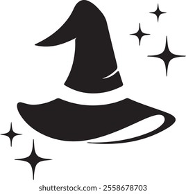 witch hat icon vector design