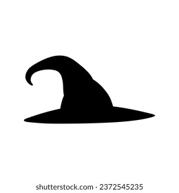 Witch hat icon vector. Halloween illustration sign. Witch symbol or logo.