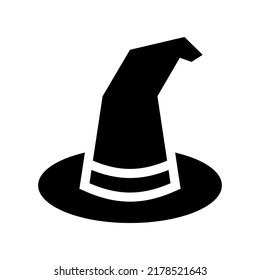 Witch Hat Icon Vector Symbol Design Illustration