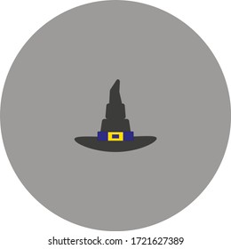 Witch hat. illustration for web and mobile design.
