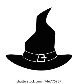 witch hat isolated icon