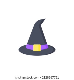 
Witch hat isolated on white background
