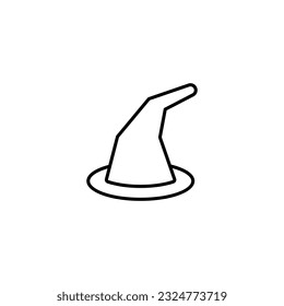 Witch Hat line icon vector design