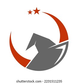 Witch, witch hat  logo icon design illustration