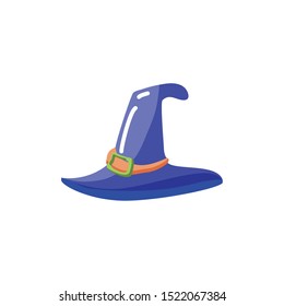 witch hat on white background vector illustration design