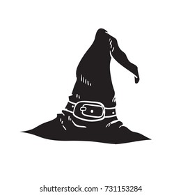 witch hat vector cartoon