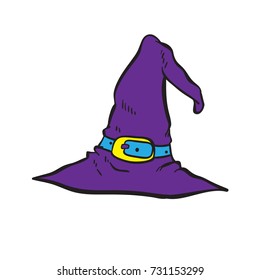 witch hat vector cartoon