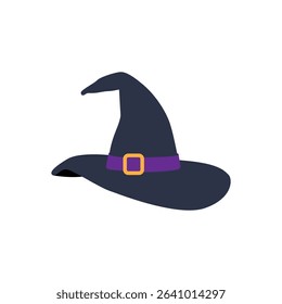 witch hat vector flat color icon 