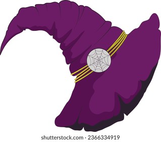 witch hat, vector graphics, halloween celebration, autumn holiday