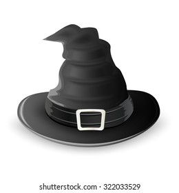 witch hat, vector illustration