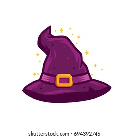 Witch hat vector illustration