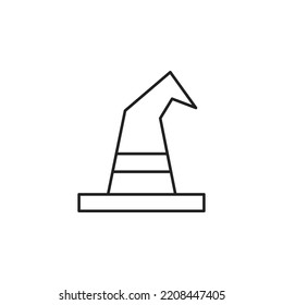 witch hat vector for website symbol icon presentation