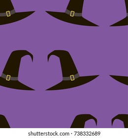 Witch hats seamless pattern