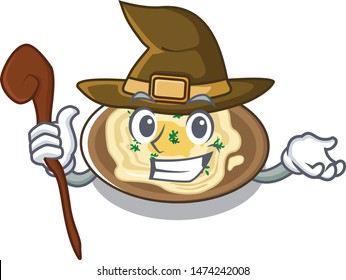 Witch hummus on the a cartoon plate
