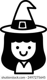 A Witch icon in line style