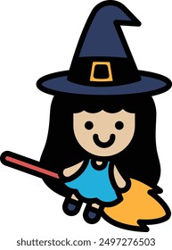 A Witch icon in line style