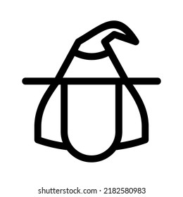 witch icon or logo isolated sign symbol vector illustration - high quality black style vector icons
