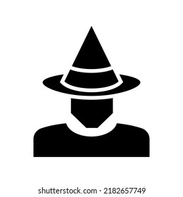 witch icon or logo isolated sign symbol vector illustration - high quality black style vector icons

