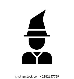 witch icon or logo isolated sign symbol vector illustration - high quality black style vector icons
