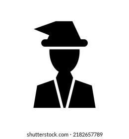 witch icon or logo isolated sign symbol vector illustration - high quality black style vector icons
