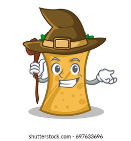 Witch kebab wrap character cartoon