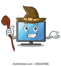 Witch lcd tv in shape of mascot