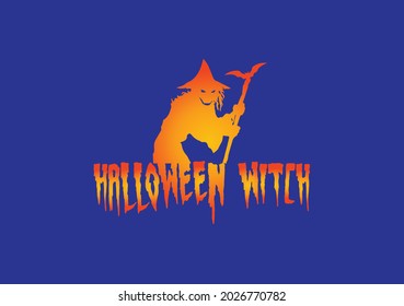 Witch Logo and Icon Design template
