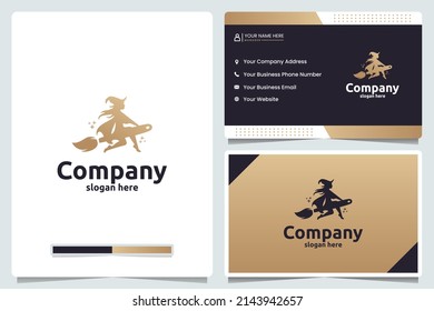 witch ,magic art, logo design and business card