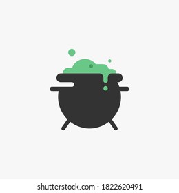 Witch magic pot icon isolated on background. Halloween symbol modern, simple, vector, icon for website design, mobile app, ui. Vector Illustration